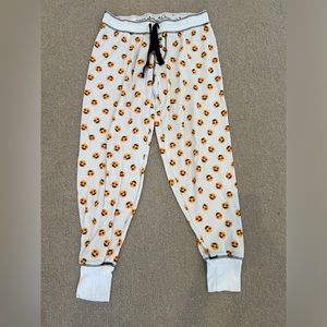 PJ Salvage smiley 😍 emoji pajama bottoms size XS